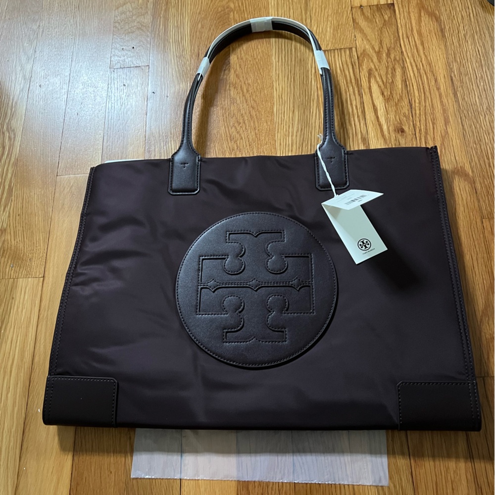 Tory Burch Ella Tote Bag (Tempranillo)